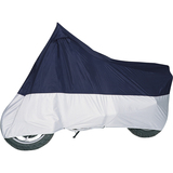 CLASSIC ACCESSORIES Classic Accessories Motorcycle Cover, Blue and Silver