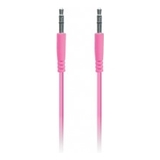 MIZCO INTERNATIONAL INC. iEssentials 3.3ft Flat Colored 3.5mm Aux Cable-Pink