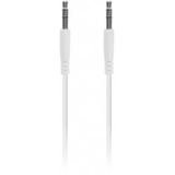 MIZCO INTERNATIONAL INC. iEssentials 3.3ft Flat Colored 3.5mm Aux Cable-White