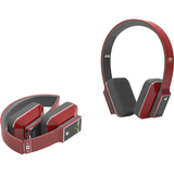 IDEAUSA iDeaUSA AtomicX HP001BT-R Bluetooth Headphone w/ Mic (Red)