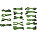 CORSAIR Corsair Professional Individually Sleeved DC Cable Kit, Type 3 (Generation 2), Green