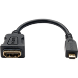 TRIPP LITE Tripp Lite Micro HDMI Male ( Type D ) to HDMI Female Adapter, 6 Inch