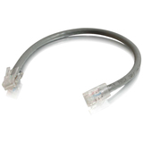 C2G C2G 6in Cat6 Non-Booted Unshielded (UTP) Network Patch Cable - Gray