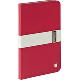 VERBATIM Verbatim Folio Signature Carrying Case (Folio) for iPad mini - Red, Gray