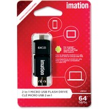 IMATION Imation 2-in-1 Micro USB Flash Drive