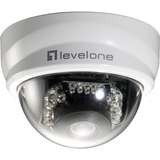 CP TECHNOLOGIES LevelOne H.264 2-Mega Pixel FCS-4101 10/100 Mbps P/T PoE Mini Dome Network Camera w/IR