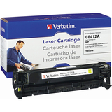 VERBATIM AMERICAS LLC Verbatim Toner Cartridge - Remanufactured for HP (CE412A) - Yellow