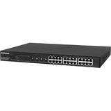 INTELLINET NETWORKING Intellinet 24-Port PoE+ Web-Managed Gigabit Switch with 2 SFP Ports