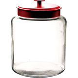 ANCHOR HOCKING Anchor 2 Gal Montana Jar With Red Lid