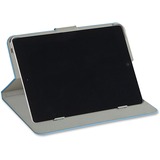 VERBATIM Verbatim Folio Carrying Case (Book Fold) for iPad Air - Aqua Blue