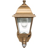 MAXSA Maxsa Battery-Powered Motion-Activated LED Outdoor Wall Sconce in Golden Copper