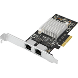SIIG  INC. SIIG Dual Port Gigabit Ethernet Server PCIe x4 Network Card (Inteli350 NIC)