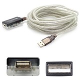 ADDON - ACCESSORIES AddOncomputer.com Active 16ft (5M) USB 2.0 Extension/Repeater Cable - M/F