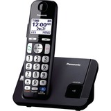 PANASONIC Panasonic KX-TGE210B DECT 6.0 1.90 GHz Cordless Phone - Black