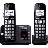 PANASONIC Panasonic KX-TGE232B DECT 6.0 1.90 GHz Cordless Phone - Black