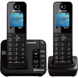 PANASONIC Panasonic KX-TGH262B DECT 6.0 1.90 GHz Cordless Phone - Black