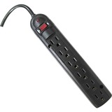 WELTRON Weltron 6 Outlet Black Plastic Surge Protector w/ 20ft Cord
