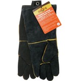 MR BAR B Q Mr. Bar.B.Q Extra Long Leather Barbecue Gloves