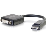 GENERIC C2G 8in DisplayPort Male to Single Link DVI-D Female Adapter Converter - Black