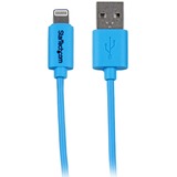 STARTECH.COM StarTech.com 1m (3ft) Blue Apple 8-pin Lightning Connector to USB Cable for iPhone / iPod / iPad