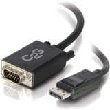 CABLES TO GO C2G 3ft DisplayPort Male to VGA Male Adapter Cable - Black