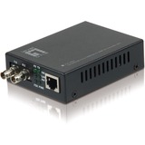 CP TECHNOLOGIES LevelOne FVT-2002 10/100BASE-TX to 100BASE-FX MMF ST Mini Media Converter, 2km