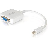 GENERIC C2G 8in Mini DisplayPort Male to VGA Female Adapter Converter - White