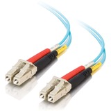 CABLES TO GO C2G 30m LC-LC 10Gb 50/125 OM3 Duplex Multimode PVC Fiber Optic Cable - Aqua