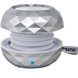 IHOME iHome iBT66 Speaker System - 3 W RMS - Wireless Speaker(s) - White