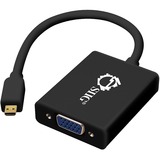 SIIG  INC. SIIG Aluminum Micro HDMI to VGA Adapter Converter with Audio