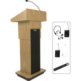 AMPLIVOX AmpliVox SW505A - Wireless Executive Adjustable Column Lectern