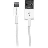 STARTECH.COM StarTech.com 1m (3ft) White Apple 8-pin Slim Lightning Connector to USB Cable for iPhone / iPod / iPad