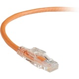 BLACK BOX Black Box GigaBase 3 CAT5e 350-MHz Lockable Patch Cable (UTP), Orange, 10-ft. (3.0-m)