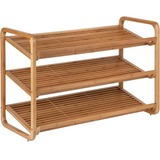 HONEY-CAN-DO Honey-can-do SHO-01599 3-Tier Deluxe Bamboo Shoe Storage Rack, Natural