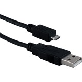 QVS QVS 3-Pack 1-Meter USB Male to Micro-B Male High-Speed Cable