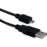 QVS QVS 3-Pack 3-Meter USB Male to Micro-B Male High-Speed Cable