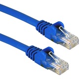 QVS QVS 3-Pack 3ft 350MHz CAT5e/Ethernet Flexible Snagless Blue Patch Cord