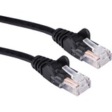 QVS QVS 3-Pack 7ft CAT6/Ethernet Gigabit Flexible Molded Black Patch Cord