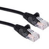QVS QVS 3-Pack 14ft CAT6/Ethernet Gigabit Flexible Molded Black Patch Cord