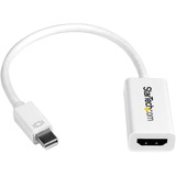 STARTECH.COM StarTech.com Mini DisplayPort to HDMI 4K Audio / Video Converter - mDP 1.2 to HDMI Active Adapter for Mac Book Pro / Mac Book Air - 4K @ 30 Hz - White