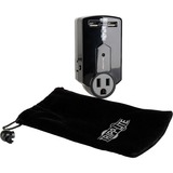 TRIPP LITE Tripp Lite Travel Surge 3 Outlet USB Charger Smartphone Ipad Iphone TAA