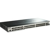 D-LINK D-Link 52-Port Gigabit Stackable SmartPro Switch Including 4 10GbE SFP+ Ports