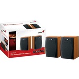 GENIUS Genius SP-HF150 2.0 Speaker System - 4 W RMS - Wood