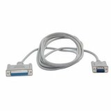 STARTECH.COM StarTech.com 10 ft Cross Wired DB9 to DB25 Serial Null Modem Cable - M/F