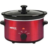 METAL WARE - NESCO Nesco 1.5 Quart Slow Cooker (Metalic Red)