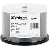 VERBATIM AMERICAS LLC Verbatim DataLifePlus 94971 DVD Recordable Media - DVD-R - 8x - 4.70 GB - 50 Pack Spindle