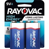 RAYOVAC Rayovac Alkaline 9V Battery, Blue/Gray