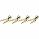 Belkin PureAV Gold Screw-on Speaker Spade - Audio Connector - Spade Terminal