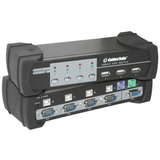 cables to go port authority2 4-port kvm switch - 4 x 1 - 4 x type b usb, 4 x hd-15 video  cables to go 10311134 35555 kvm switchboxes 0757120355557 c2g-35555 43211601 60861j 35555 35555 1612556 44198a 10389871 ctg35555 35555 44198a 368614 f14511 35555