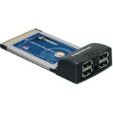 TRENDnet 4-Port USB 2.0 Host PC Card - TU2H4PC